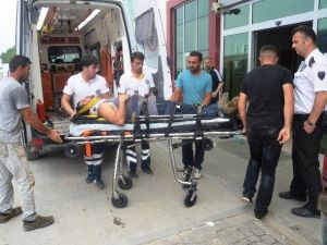 İnşaattan Düşen İşçi Yaralandı