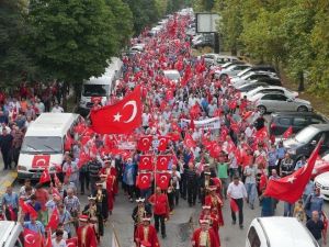 Akçaabat’ta Demokrasi Yürüyüşü Gerçekleştirildi