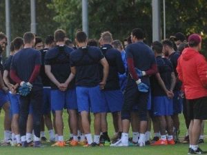 Trabzonspor’da Neşeli Antrenman