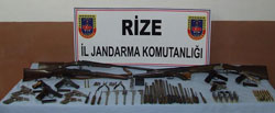 Rize Dahil 6 İlde Kaçak Silah Operasyonu 21 Gözaltı