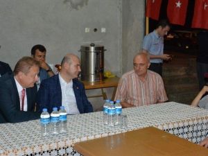 Bakan Soylu’dan Şehit Ailesine Taziye Ziyareti