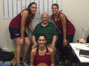 Mehmet Baturalp’ten Yakın Doğu Üniversitesi Kadın Basketbol Takımı’na Ziyaret
