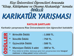 Rize'de Karikatür Yarışması
