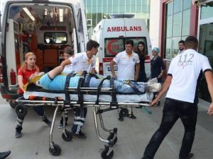 Fatsa’da İnşaattan Düşen İşçi Yaralandı
