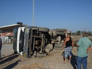 Hafriyat Kanyonu Devrildi: 1 Yaralı