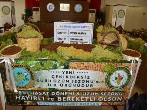 Sezonun İlk Kuru Üzümü 50 Tl’den Satıldı