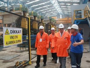 Besiad Üyeleri Kardemir’i Ziyaret Etti