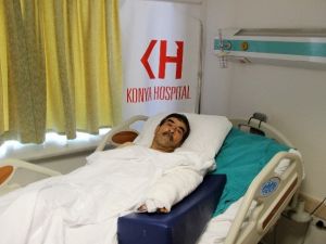 Kazada Kopan Kolu Dikildi