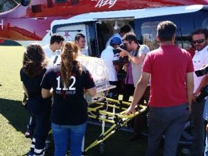 Yemek Borusu Gelişmeyen Bebek Hava Ambulansı İle Ankara’ya Sevk Edildi