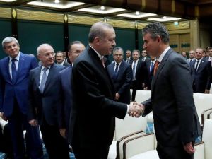 Cumhurbaşkanı Erdoğan, Feyzioğlu Ve Baro Başkanlarını Kabul Etti