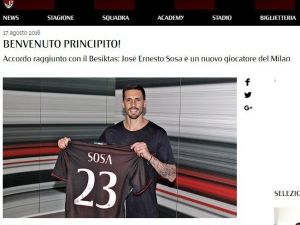 Jose Sosa Milan’da