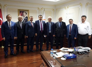 Rize Ziraat Odası Bakan Çelik ve TZOB Başkanı Bayraktar ile Ankara'da Çay Kanun Taslağını Görüştü