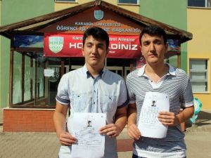 Karabüklü İkizler Fatih Ve Berkay, Aynı Puanı Alıp Aynı Bölüme Yerleşti