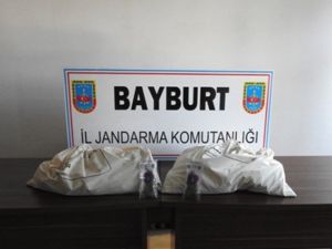 Bayburt’ta 5 Kilo 636 Gram Esrar Ele Geçirildi