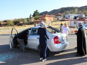 Osmancık’ta Tır Otomobile Çarptı: 2 Yaralı