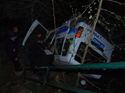 Ordu'da polis aracı devrildi 1 ölü, 1 yaralı