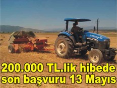 200.000 TL.lik hibede sona doğru