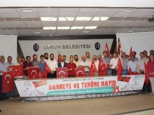 Çorum’daki Stk’lardan Fetö Ve Teröre Tepki
