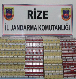 Jandarma Rize'de kaçakçılara geçit vermiyor