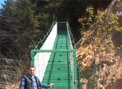 Rize'de Ormana Demir Köprü