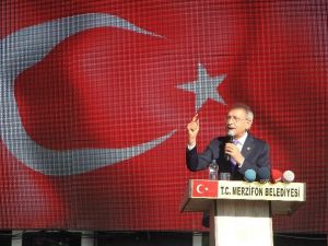Kılıçdaroğlu, Merzifon’da Konuştu