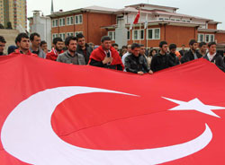 Rize'de Terör Protestosu