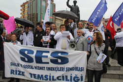 Rize'de Gösteriler Karıştı!