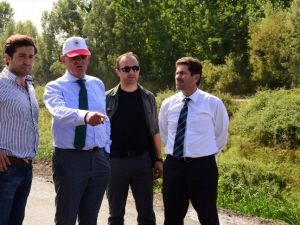 Yılmaz, Yeşilırmak Üzerine Yapılan Köprü İnşaatını İnceledi