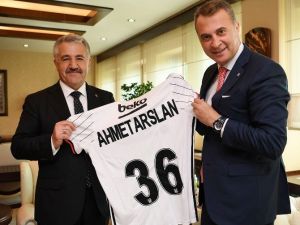 Fikret Orman, Bakan Ahmet Arslan’ı Ziyaret Etti