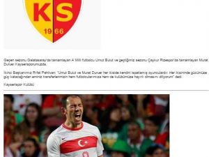 Umut Bulut Kayserispor’da