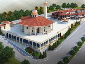 Camii Ve Külliye İnşaatı Hızla Yükseliyor