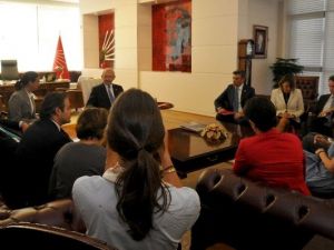 Kılıçdaroğlu, Avrupa Dış İlişkiler Konseyi Üyesi Bildt İle Bir Araya Geldi