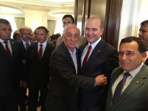 Bakan Soylu’yu Makamında Ziyaret Ederek Kutladılar