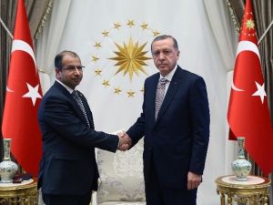 Cumhurbaşkanı Erdoğan Irak Meclis Başkanı Selim El Cuburi’yi Kabul Etti.
