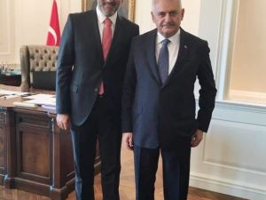 Enver Yılmaz, Çankaya’da Başbakan Yıldırım İle Görüştü