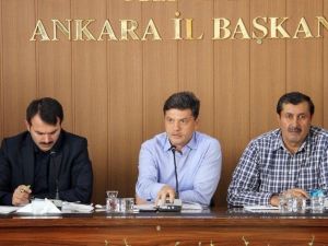 Ak Parti Ankara İl Başkanlığı İlçe Başkanları Toplantısı Yapıldı
