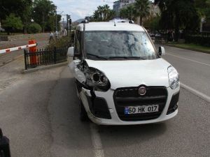 Samsun’da Trafik Kazası: 1 Yaralı