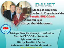 Anne Erdoğan'a Kürtçe Mevlit Okutulacak