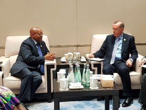 Cumhurbaşkanı Erdoğan, Güney Afrika Devlet Başkanı Zuma İle Görüştü