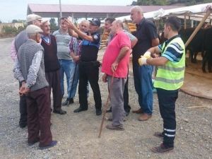 Polisten Kurban Pazarında ’Sahte Para’ Eğitimi