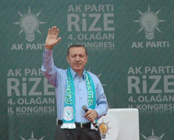 Erdoğan Ak Parti Rize Kongresi'nde