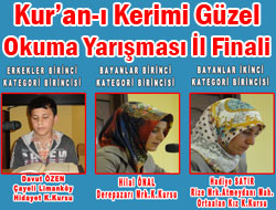 Kur’an-ı Kerimi Güzel Okuma Yarışması