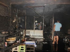 Bafra Sanayi Sitesi’nde Yangın