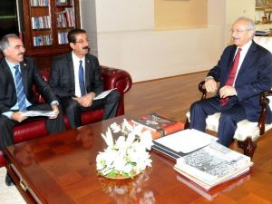 Chp Genel Başkanı Kılıçdaroğlu, Kesk Heyeti İle Görüştü