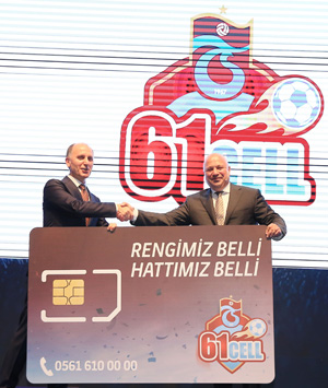 Turkcell'den Trabzonsporlu taraftarlar için ''61CELL''