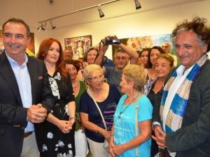 Ayvalık’ta Ressam Bedri Baykam’ın Sergisi Açıldı