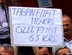 Çay Üreticilerinden Protesto