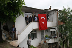 Şehidin Ordu'daki evinde yas var