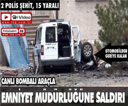 Kayseri'de Canlı Bomba: 2 POLİS ŞEHİT, 15 Yaralı