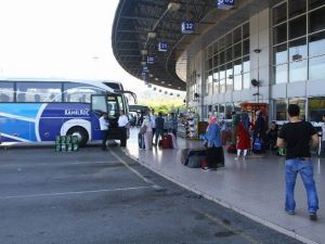 Samsun’daki Otobüs Terminalinde Sessiz Bayram